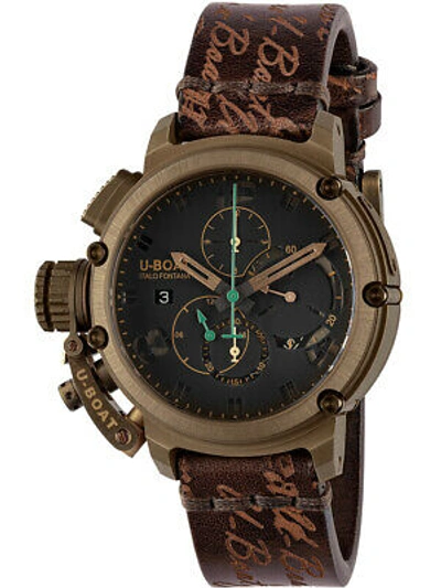 Pre-owned U-boat 8526 Chimera Bronze Chronograph Automatic 46mm 10atm