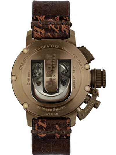 Pre-owned U-boat 8526 Chimera Bronze Chronograph Automatic 46mm 10atm