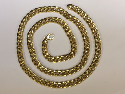 Pre-owned R C I 14k Yellow Gold Mens Miami Cuban Curb Link 22" 10.5 Mm 65 Grams Chain/necklace In No Stone
