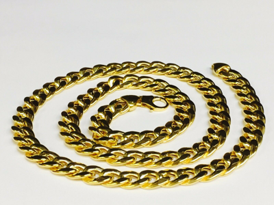 Pre-owned R C I 14k Yellow Gold Mens Miami Cuban Curb Link 22" 10.5 Mm 65 Grams Chain/necklace In No Stone