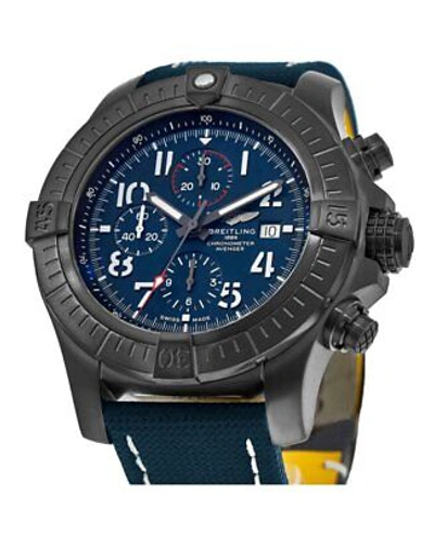 Pre-owned Breitling Super Avenger Chronograph 48 Night Men's Watch V13375101c1x1