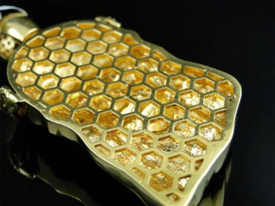 Pre-owned Jewelry Unlimited 10k Yellow Gold Mens Real Clear Diamond Jesus Matte Satin Pendant Charm 5.36 Ct In H