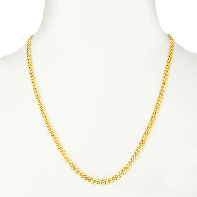 Pre-owned Nuragold 14k Yellow Gold Mens 5.5mm Miami Cuban Link Chain Italian Necklace Box Clasp 20"