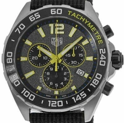 Pre-owned Tag Heuer Formula 1 Quartz 43mm Chronograph Refcaz101ag.fc8304