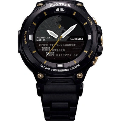Pre-owned Casio Protrek Smart Wsd-f20sc-bk World 700 Limited Edition Field Composite