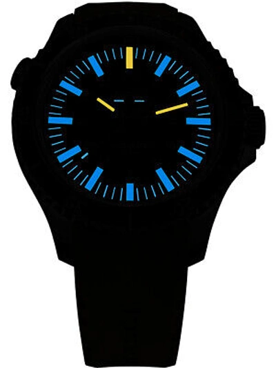 Pre-owned Traser H3 110331 P67 Diver Automatic T100 Grey 46mm 50atm