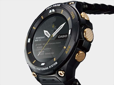 Pre-owned Casio Protrek Smart Wsd-f20sc-bk World 700 Limited Edition Field Composite