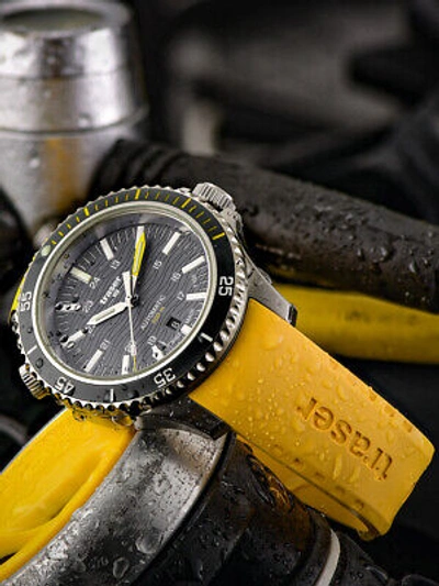 Pre-owned Traser H3 110331 P67 Diver Automatic T100 Grey 46mm 50atm