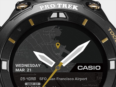 Pre-owned Casio Protrek Smart Wsd-f20sc-bk World 700 Limited Edition Field Composite