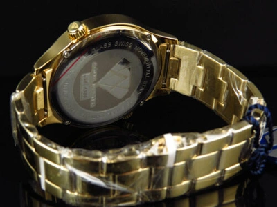 Pre-owned Aqua Master Mens  Jojino Joe Rodeo Gold Swiss 45 Mm Diamond Watch W141 2.45 Ct