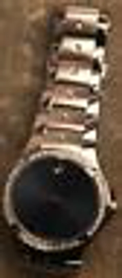 Pre-owned Movado Men's  Se S.e.blue 0605790 0.70ct.aprx.custom Set Real Diamond Watch