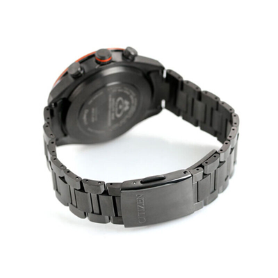 Pre-owned Citizen Attesa Cc3085-51e Black Eco-drive Satellite Gps Titanium Men Watch Japan