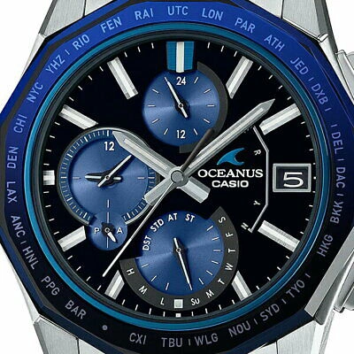 Pre-owned Casio Oceanus Manta Ocw-s6000-1ajf Men's Watch Solar Blue 2021