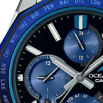 Pre-owned Casio Oceanus Manta Ocw-s6000-1ajf Men's Watch Solar Blue 2021