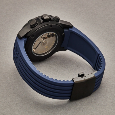 Pre-owned Revue Thommen Men's Airspeed Blue Dial Chronograph Automatic Watch 16071.6875