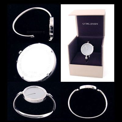 Pre-owned Georg Jensen Ladies' Watch 327 - Vivianna In Misty Rose