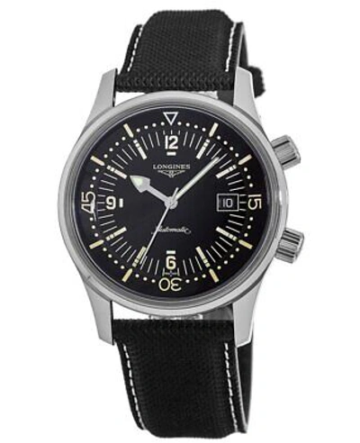 Pre-owned Longines Legend Diver Automatic 42mm Black Dial Men's Watch L3.774.4.50.0