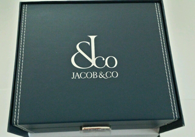 Pre-owned Jacob & Co. Jacob & Co Brand Jc123 Five Time Zone Stainless Steel Ladies Authentic Watch