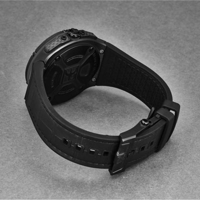Pre-owned Franck Dubarry Men's 'crazy Wheels' Black Dial Automatic Watch Cw-04-05