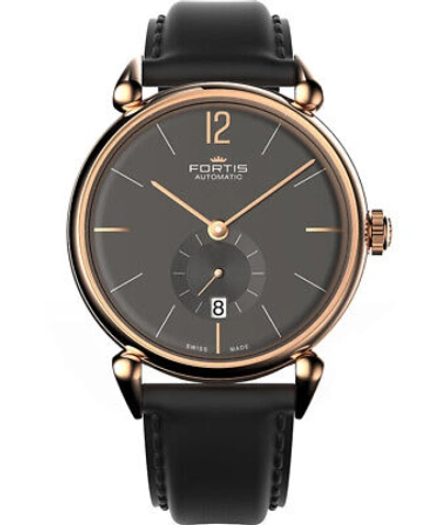 Pre-owned Fortis Terrestis Orchestra Classical Auto Watch 18k R/gold Case 900.13.31