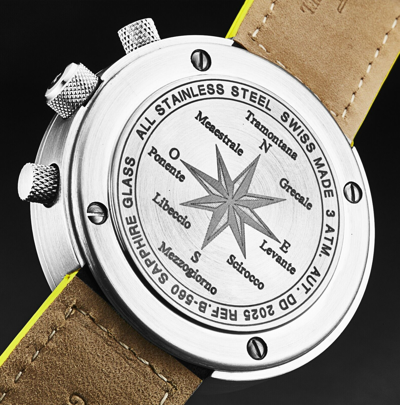 Pre-owned Zeno Men's 'rondo' Chronograph Black Dial Automatic Watch B560-a19