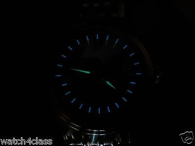 Pre-owned Epos Emotion Mechanical 24 Hour Black Dial Date Sun Moon 3390 Eta 2892-a2