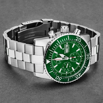 Pre-owned Revue Thommen Men's 17030.6132 'diver' Chronograph Automatic Watch