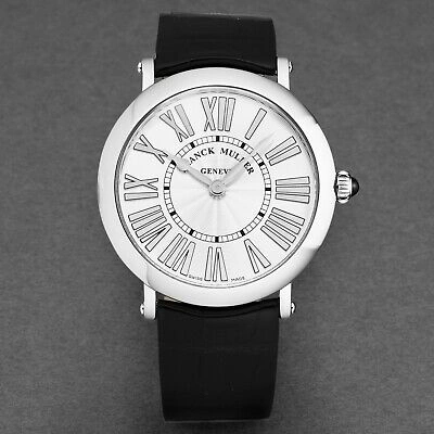 Pre-owned Franck Muller Mens 'round' Silver Dial Swiss Quartz Watch 8041qzrelracsil