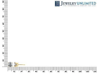 Pre-owned Jewelry Unlimited 14k Men's Ladies Yellow Gold Round Cut Diamond Solitaire Studs Earrings 2 Ct In H-i
