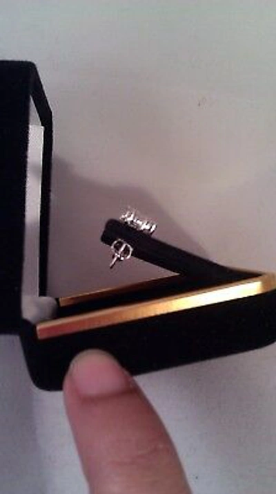 Pre-owned Globalwatches10 Solid 14k White Gold 1ct Genuine Diamond Earring Round Cut Flower Stud