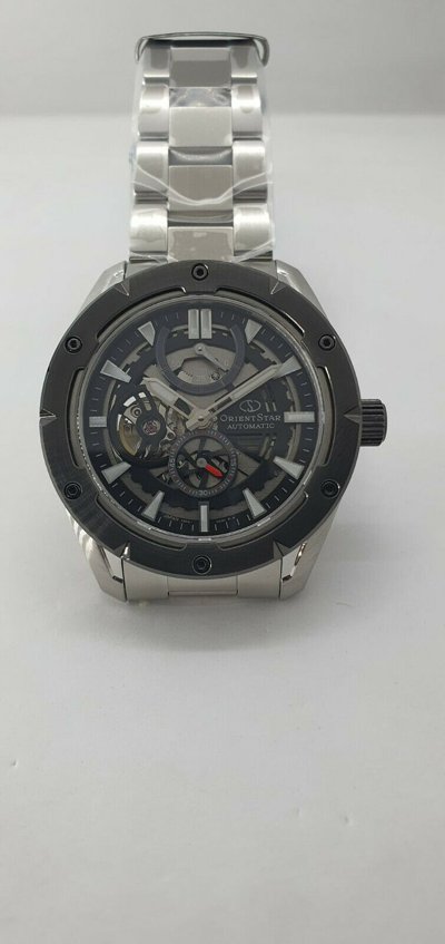 Pre-owned Orient Star Orientstar: Avant-garde Skeleton 100-m Mechanical Sapphire Av0a01b Made In Japan