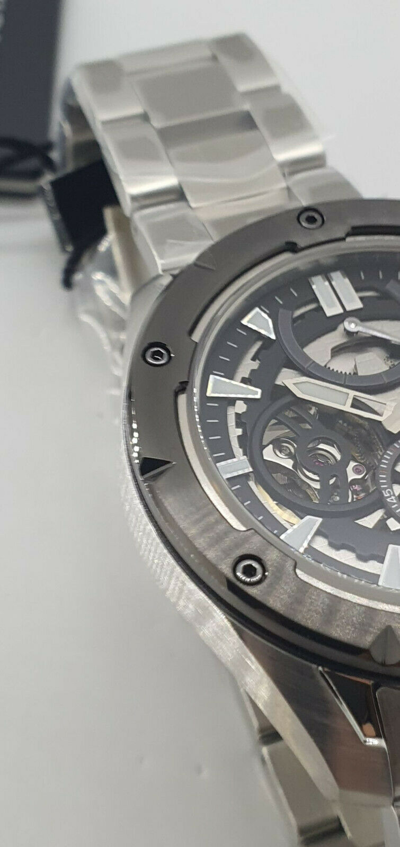 Pre-owned Orient Star Orientstar: Avant-garde Skeleton 100-m Mechanical Sapphire Av0a01b Made In Japan