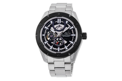 Pre-owned Orient Star Orientstar: Avant-garde Skeleton 100-m Mechanical Sapphire Av0a01b Made In Japan