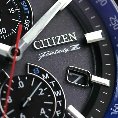 Pre-owned Citizen Watch Attesa Eco-drive Limited Model Radio Solar At8185-97e Men's