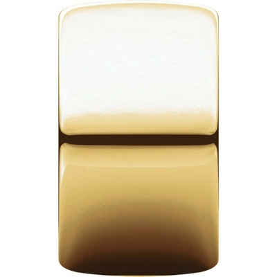 Pre-owned Stuller 14k Gold Ring 12mm Wide Half Round Band In 14k Yellow White Or Rose Gold