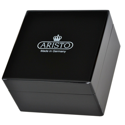 Pre-owned Aristo Men's Automatic Chronograph Watch 4h179r Stainless Steel 5atm