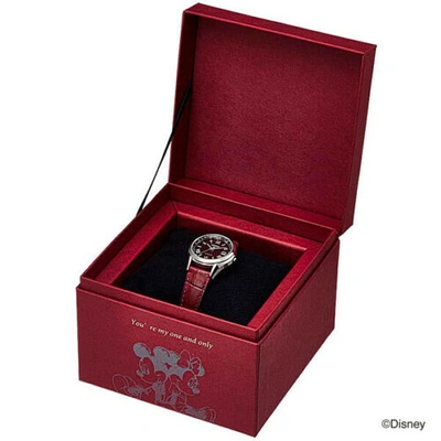 Pre-owned Citizen Es9378-01x [exceed Eco Drive Radio Watch Minnie Disney Collection]