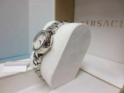 Pre-owned Versace Women's M5q91d001 S099 Mystique Diamond Swiss Stainless Steel Watch