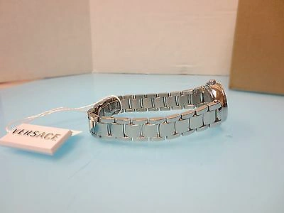 Pre-owned Versace Women's M5q91d001 S099 Mystique Diamond Swiss Stainless Steel Watch
