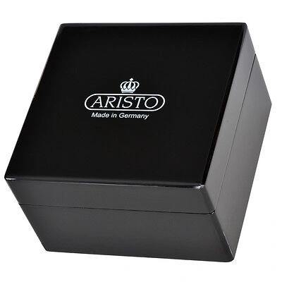 Pre-owned Aristo Men's Automatic Chronograph Watch 4h174m Eta7750 Valjoux Polished