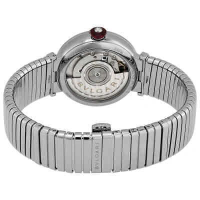Pre-owned Bvlgari Lucea Automatic Diamond Mop Dial Ladies Watch 103100