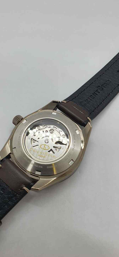 Pre-owned Orient Star Orientstar: Avant-garde Skeleton 100-m Mechanical Sapphire Av0a04b Made In Japan