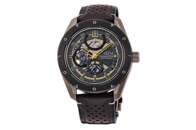 Pre-owned Orient Star Orientstar: Avant-garde Skeleton 100-m Mechanical Sapphire Av0a04b Made In Japan