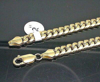 Pre-owned G&d Real 10k Yellow Gold Cuban Link Chain Necklace 6mm 26" Box Clasp For Men Genuine