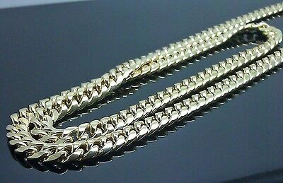 Pre-owned G&d Real 10k Yellow Gold Cuban Link Chain Necklace 6mm 26" Box Clasp For Men Genuine