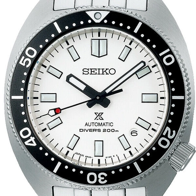 Pre-owned Seiko Prospex Mechanical Divers Sbdc171 Men's Watch White 2022