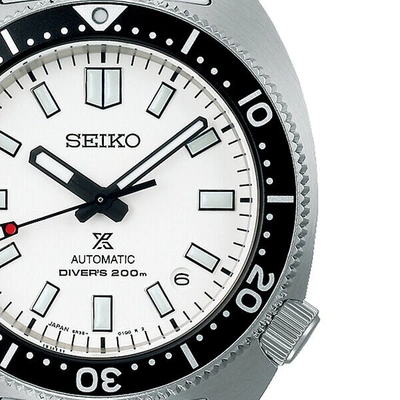 Pre-owned Seiko Prospex Mechanical Divers Sbdc171 Men's Watch White 2022