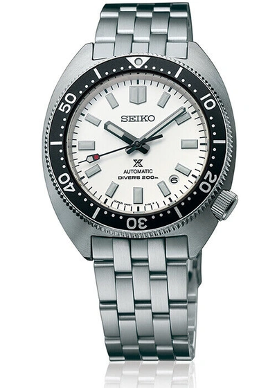 Pre-owned Seiko Prospex Mechanical Divers Sbdc171 Men's Watch White 2022