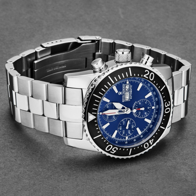 Pre-owned Revue Thommen Men's 17030.6123 Diver Luminous Chronograph Automatic Watch