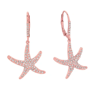 Pre-owned Morris 1.20 Carat Natural Diamond Starfish Earrings Si 14k White Gold